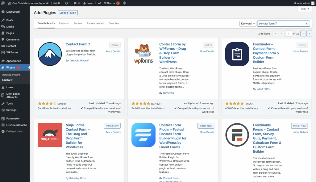 contact form 7 wordpress contact form 7 plugin search