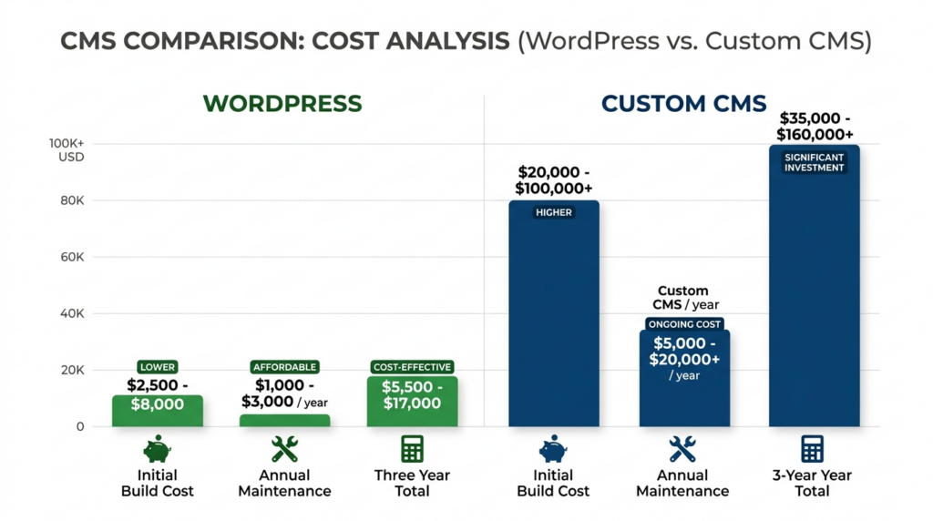 7 Reasons WordPress Development Services Beat Custom CMS