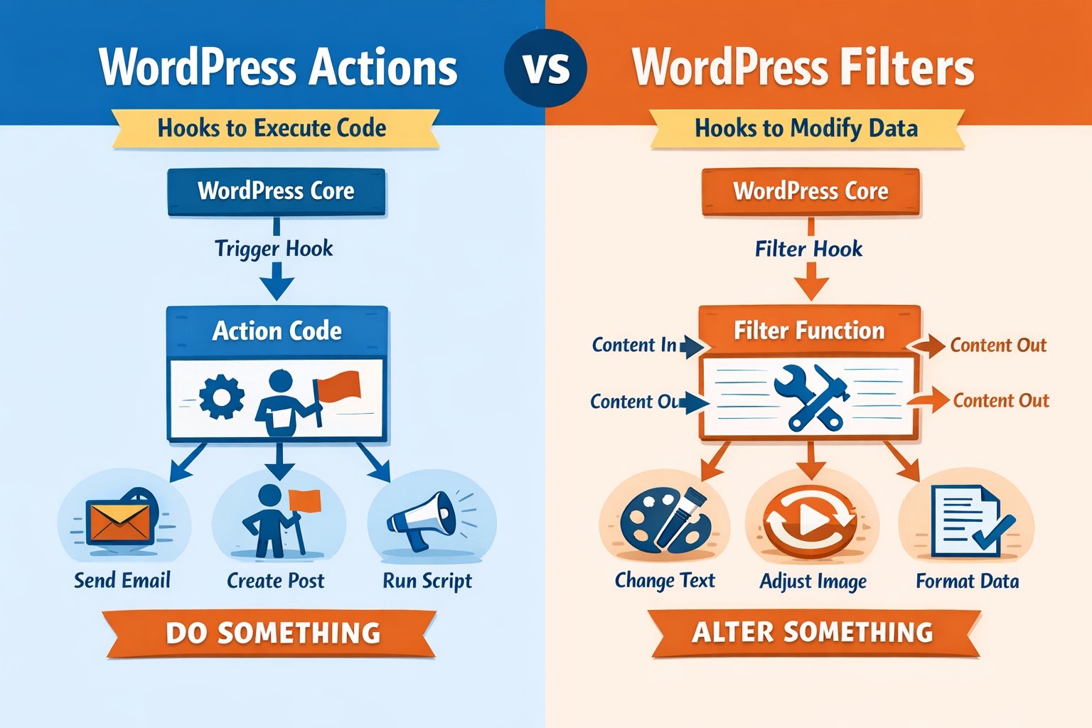 WordPress Hooks Explained: A Simple Guide to Actions and Filters