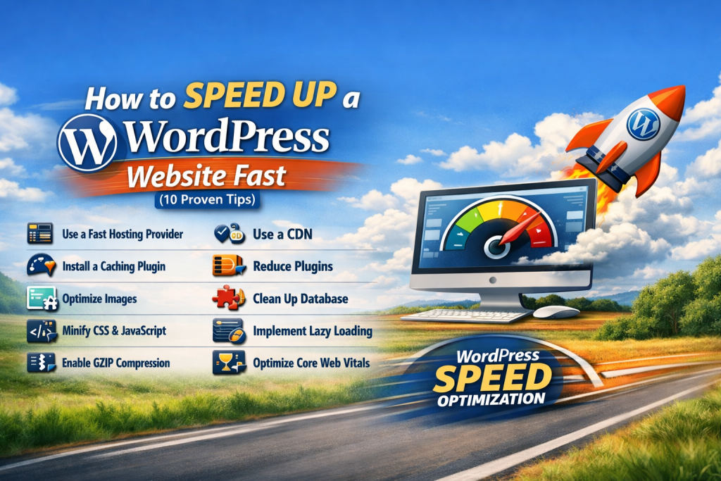 How to Speed Up a WordPress Website (10 Proven Ways to Boost Performance in 2026)