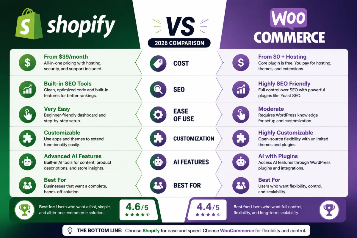 2026 ecommerce platform comparison