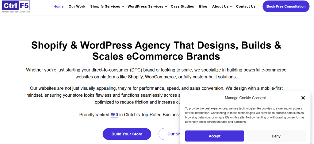 Shopify & WordPress Agency