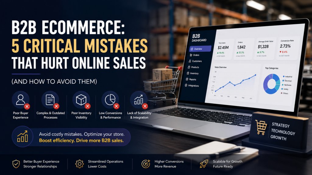 B2B Ecommerce: 5 Critical Mistakes That Hurt Online Sales (And How to Avoid Them)
