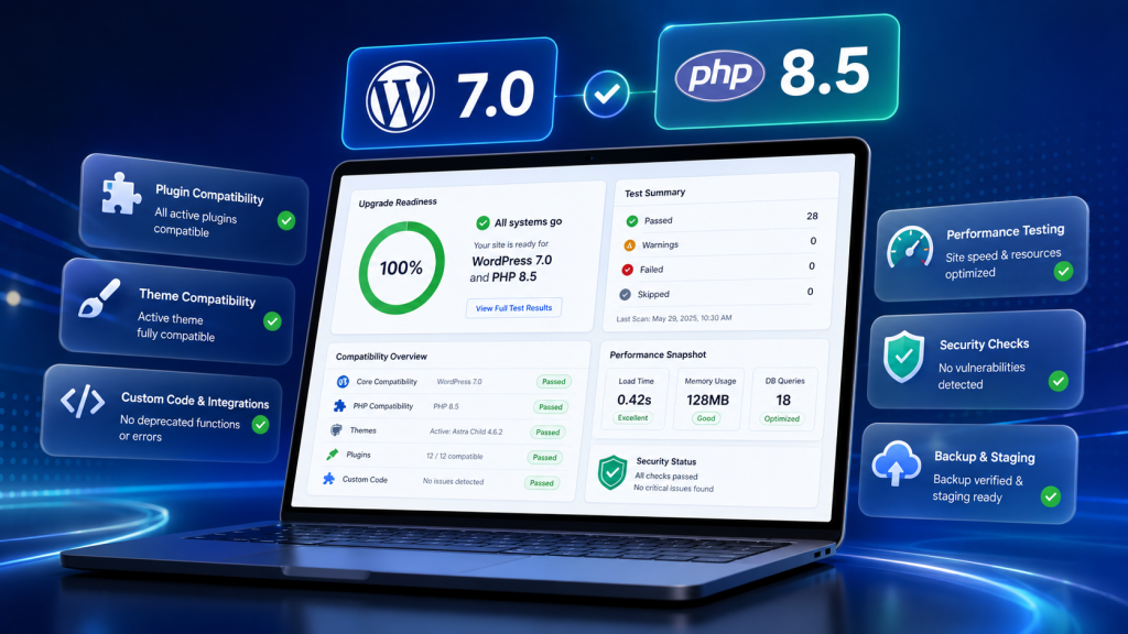 WordPress 7.0 and PHP 8.5: What to Test Before Upgrading