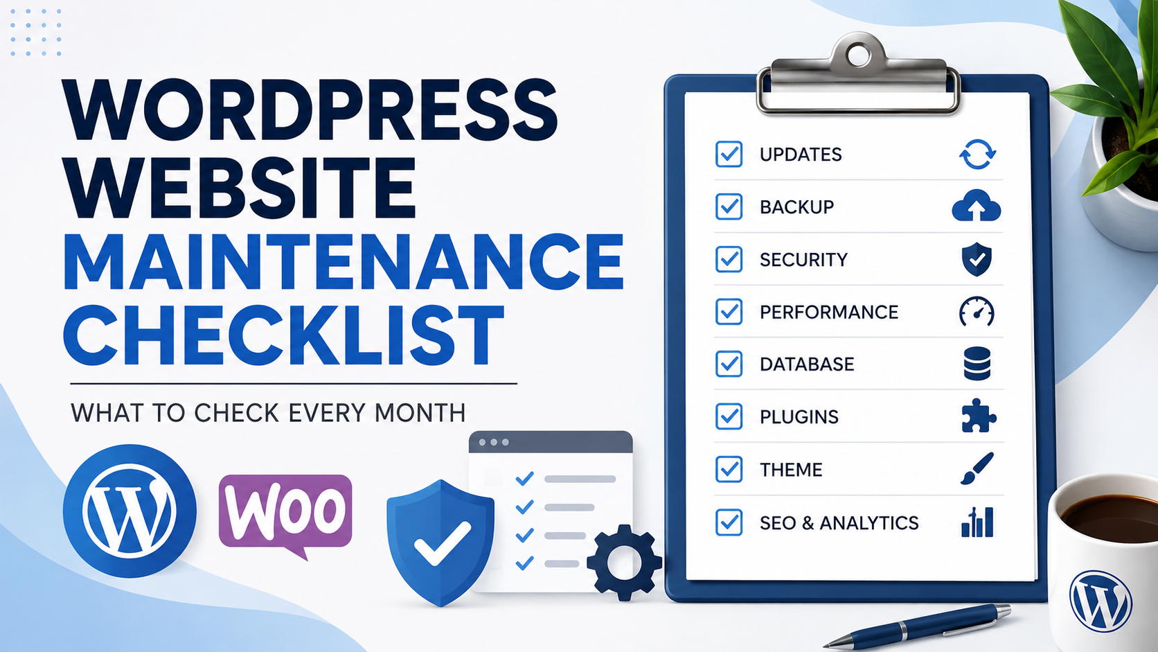 WordPress Website Maintenance Checklist for Every Month