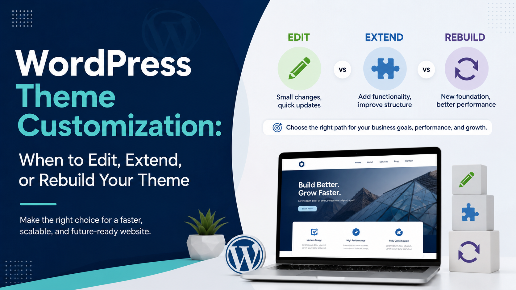 WordPress Theme Customization: Edit, Extend, or Rebuild?