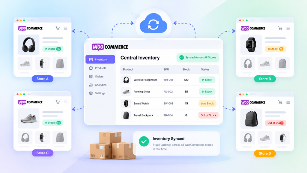 WooCommerce Inventory Sync Dashboard